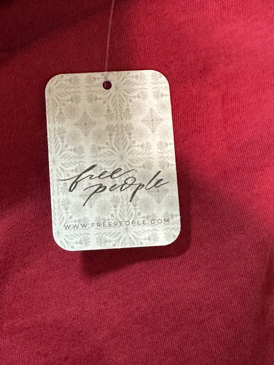 NWT We The Free Perfect Oversized Tee in Retro Red - Size Small - Picture 10 of 12